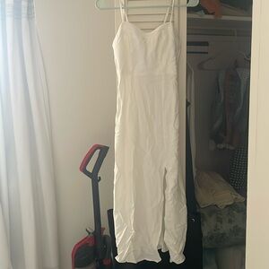 Alterd State white dress with slit